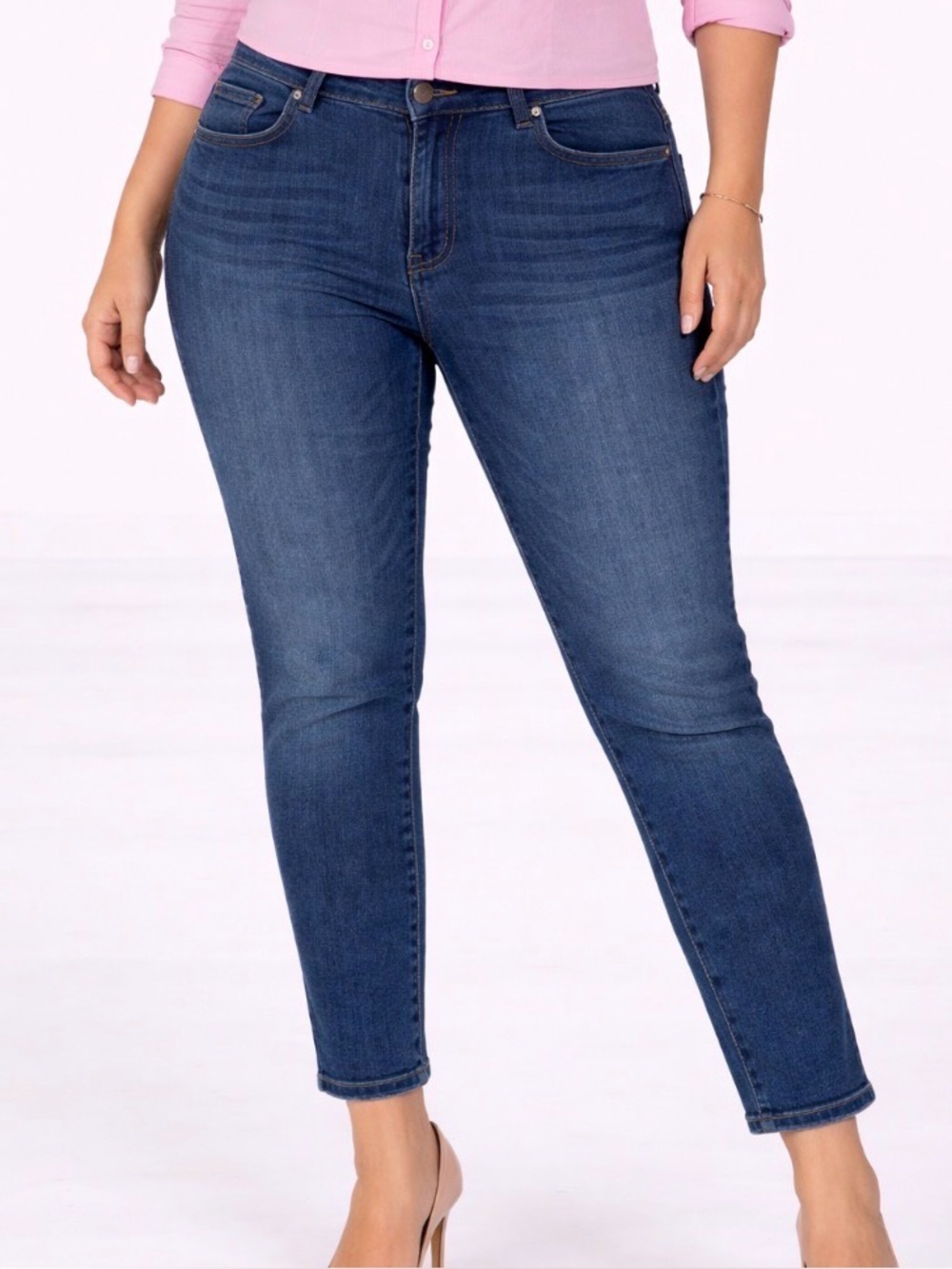 Everlane High Rise Skinny Jeans dark wash skinny SZ 26" regular